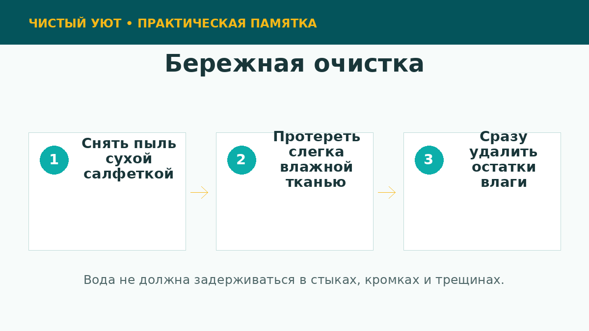Безопасная очистка деревянной мебели